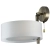 Kinkiet mosiężny z białym kloszem 30cm DRS8006/1 z serii ANTILA - Lampy Elem