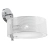 Kinkiet metalowy chromowany z białym kloszem DRS8006/1 z serii ANTILA - Lampy Elem