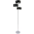 Lampa podłogowa metalowa chromowana 3-punktowa DRS8006/3F 8C BL z serii ANTILA - Lampy Elem