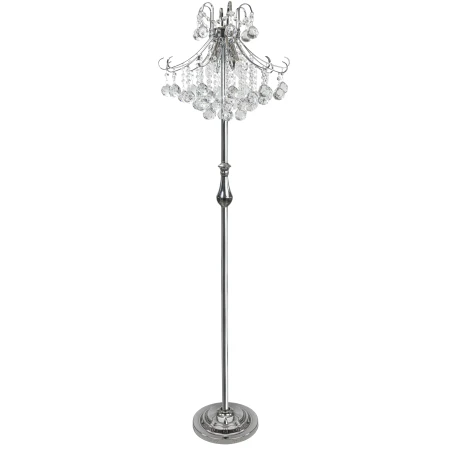 Lampa stojąca do salonu kryształowa 6245/4F 8C - Elem