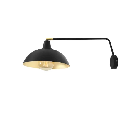 Kinkiet w stylu loftowym ESPACE BLACK 1036C1 - Aldex