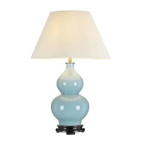 Lampa stołowa Harbin Gourd jasnoniebieska DL-HARBIN-TL-DEB  - Elstead