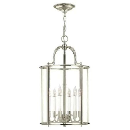Lampa wisząca Gentry polerowany nikiel HK-GENTRY-P-L-PN  - Elstead