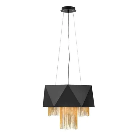 Lampa wisząca Zuma satynowa czerń/ Złoto HK-ZUMA6-SBG  - Elstead