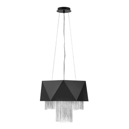 Lampa wisząca Zuma satynowa czerń/ Srebro HK-ZUMA6-SBS  - Elstead