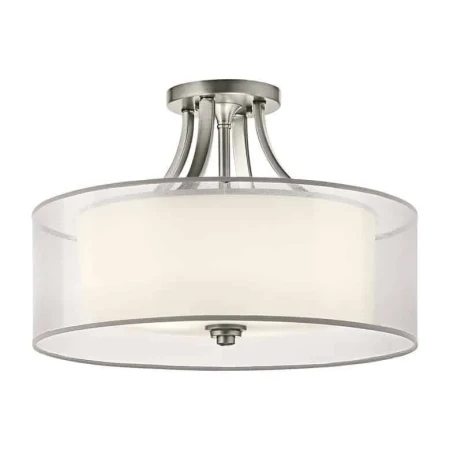 Półplafon Lacey antyczny pewter KL-LACEY-SFM-AP  - Elstead