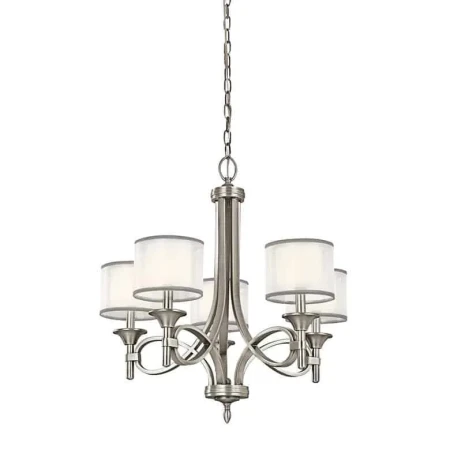 Żyrandol Lacey antyczny pewter KL-LACEY5-AP  - Elstead