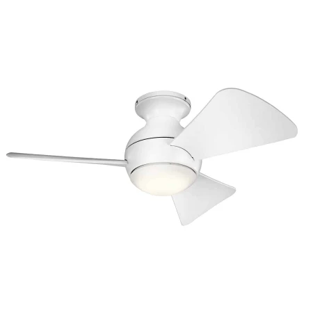 Nowoczesna lampa z wentylatorem SOLA KLF-SOLA-34-WHT – Kichler