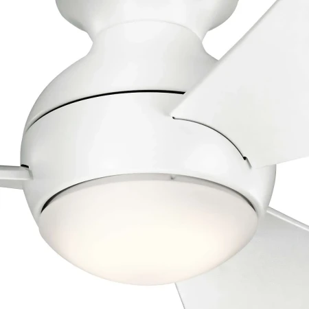 Nowoczesna lampa z wentylatorem SOLA KLF-SOLA-34-WHT – Kichler