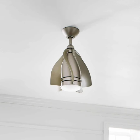 Nowoczesna lampa z wentylatorem TERNA KLF-TERNA-15-BN  – Kichler