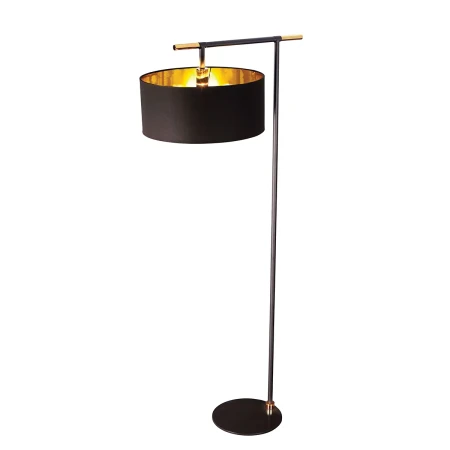Lampa podłogowa Balance czarny / polerowany mosiądz BALANCE-FL-BKPB - Elstead