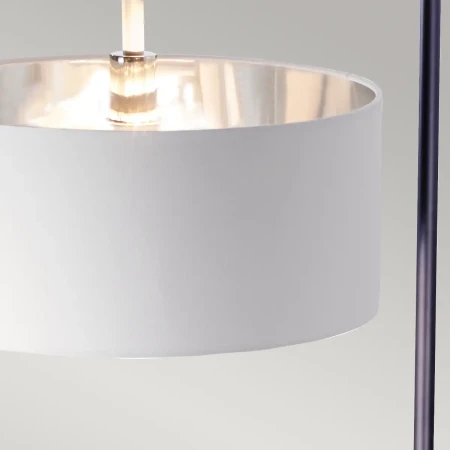 Lampa podłogowa Balance czarny / polerowany nikiel BALANCE-FL-BKPN - Elstead