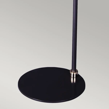 Lampa podłogowa Balance czarny / polerowany nikiel BALANCE-FL-BKPN - Elstead