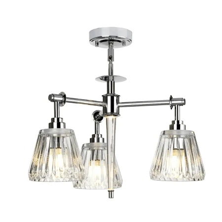Lampa wisząca Agatha polerowany chrom BATH-AGATHA3P-PC - Elstead