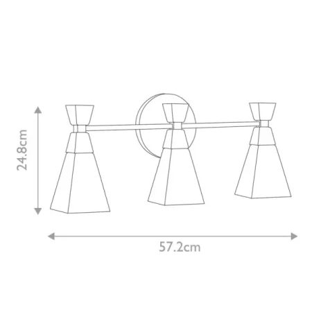 Kinkiet Bowtie 3 BOWTIE-3-MB - Elstead