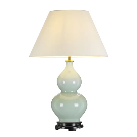 Lampa stołowa Harbin Seledynowa DL-HARBIN-TL-CEL - Elstead