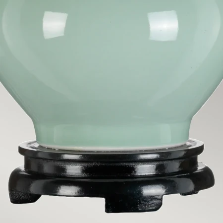 Lampa stołowa Harbin Seledynowa DL-HARBIN-TL-CEL - Elstead
