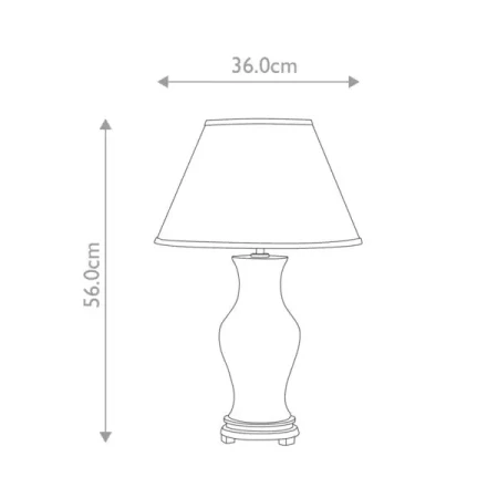 Lampa stołowa Majin DL-MAJIN-SMALL-TL-OXB - Elstead