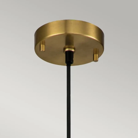 Średnia lampa wisząca Etoile Postarzany mosiądz / Płatki złota ETOILE-P-M-AB - Elstead