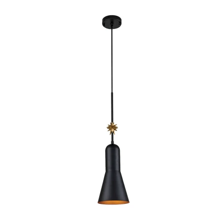 Średnia lampa wisząca Etoile Matowa czerń / Płatki złota ETOILE-P-M-MB - Elstead