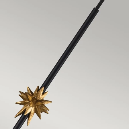 Średnia lampa wisząca Etoile Matowa czerń / Płatki złota ETOILE-P-M-MB - Elstead