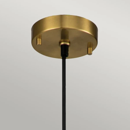 Mała lampa wisząca Etoile Postarzany mosiądz / Płatki złota ETOILE-P-S-AB - Elstead