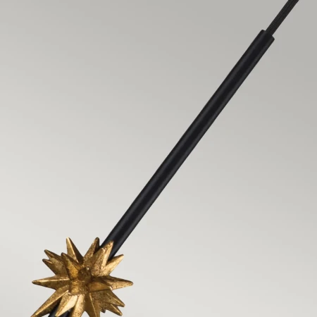Mała lampa wisząca Etoile Matowa czerń / Płatki złota ETOILE-P-S-MB - Elstead