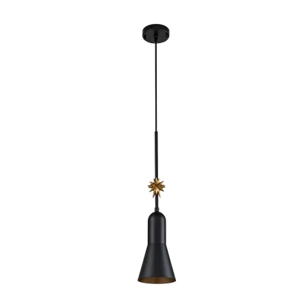 Mała lampa wisząca Etoile Matowa czerń / Płatki złota ETOILE-P-S-MB - Elstead