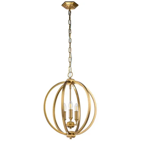 Średnia lampa wisząca Corinne oksydowany mosiądz FE-CORINNE-3P-M-BB - Elstead