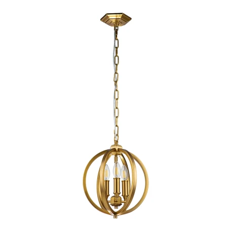 Mała lampa wisząca Corinne oksydowany mosiądz FE-CORINNE-3P-S-BB - Elstead