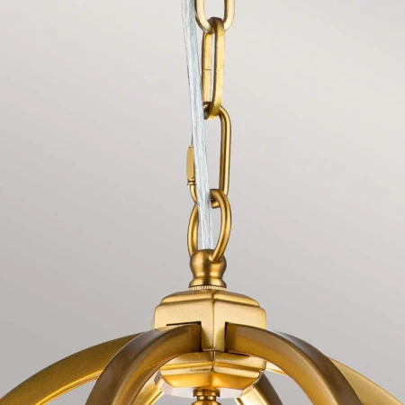 Mała lampa wisząca Corinne oksydowany mosiądz FE-CORINNE-3P-S-BB - Elstead