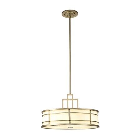 Duża lampa wisząca Fusion Naturalny mosiądz FE-FUSION-P-L-PNBR - Elstead