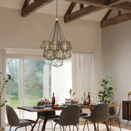 Lampa wisząca Astrid matowy brąz HK-ASTRID-11P - Elstead