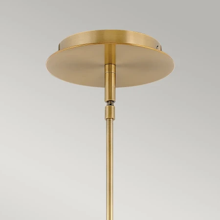 Mała lampa wisząca LED Dax stary mosiądz HK-DAX-MP-HB - Elstead