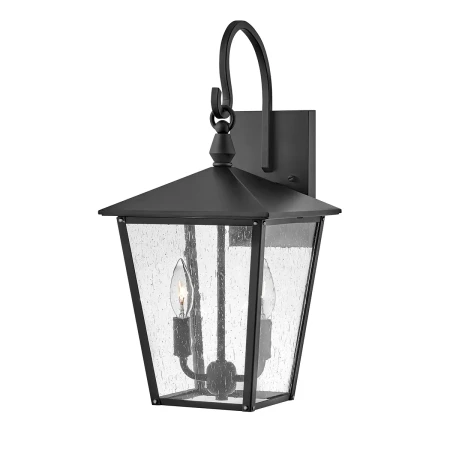 Średnia latarnia naścienna Huntersfield HK-HUNTERSFIELD2-M-BK - Elstead