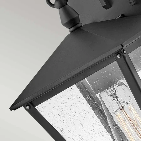 Mała latarnia naścienna Huntersfield HK-HUNTERSFIELD2-S-BK - Elstead