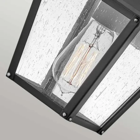 Mała latarnia naścienna Huntersfield HK-HUNTERSFIELD2-S-BK - Elstead