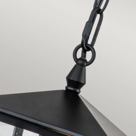 Mała latarnia wisząca Huntersfield HK-HUNTERSFIELD8-S-BK - Elstead
