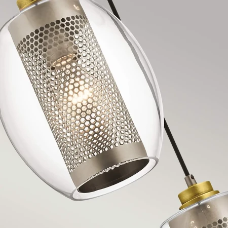 Lampa wisząca Asher II antyczny pewter KL-ASHER-MP-AP - Elstead