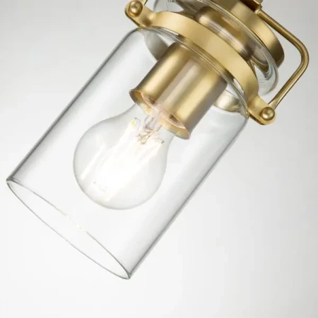 Mała lampa wisząca Brinley szczotkowany mosiądz KL-BRINLEY-MP-BB - Elstead