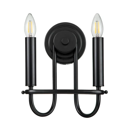 Kinkiet Capitol Hill czarny KL-CAPITOL-HILL2-BLK - Elstead