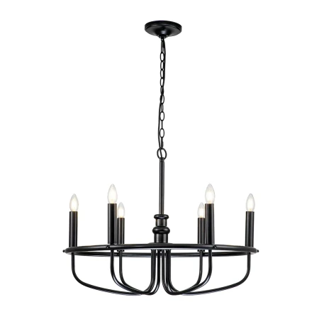 Żyrandol Capitol Hill czarny KL-CAPITOL-HILL6-BLK - Elstead