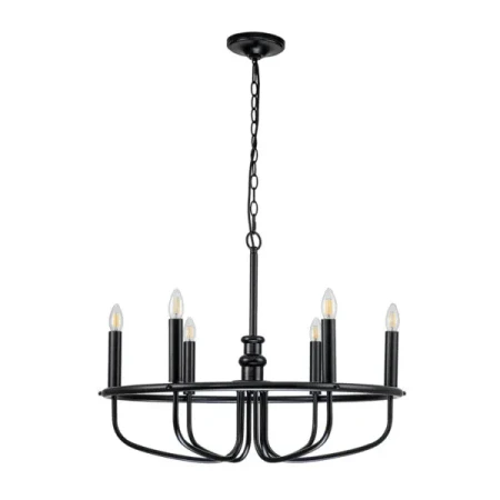 Żyrandol Capitol Hill czarny KL-CAPITOL-HILL6-BLK - Elstead