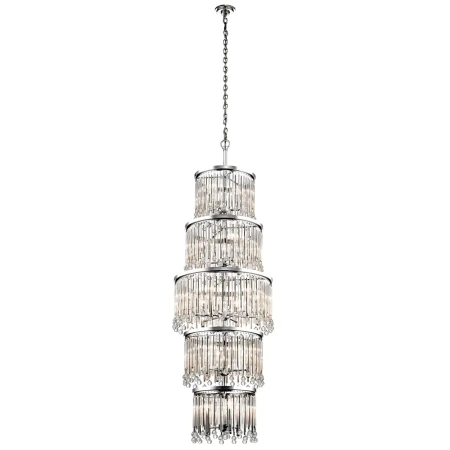 Żyrandol / Lampa wisząca Piper Polerowany chrom KL-PIPER-18P-PC - Elstead