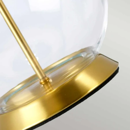 Lampa stołowa Orb ORB-CLEAR-AB-BLK - Elstead