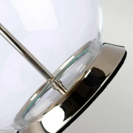 Lampa stołowa Orb ORB-CLEAR-PN-WHT - Elstead