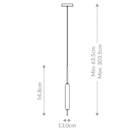 Lampa wisząca Cumberland QN-CUMBERLAND-1P-BG – Quintiesse