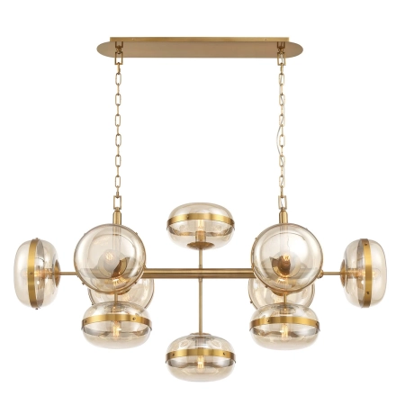 Lampa wisząca Nottingham QN-NOTTINGHAM-10LP-AB - Quintiesse