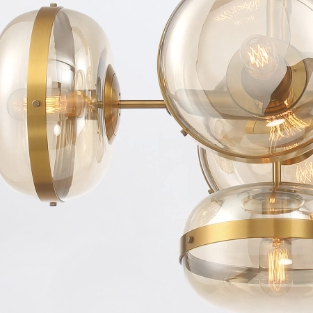 Lampa wisząca Nottingham QN-NOTTINGHAM-10LP-AB - Quintiesse