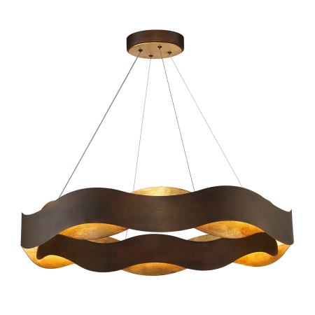 Lampa wisząca Vaughan QN-VAUGHAN-P-L-BRZ-GD - Quintiesse